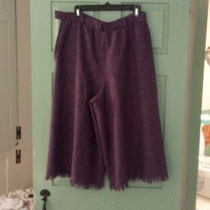 Women's Vintage Purple Gauchos Size 14